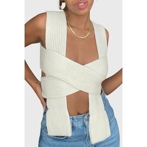 🧶Simonett Nanu Top in White M/L🧶